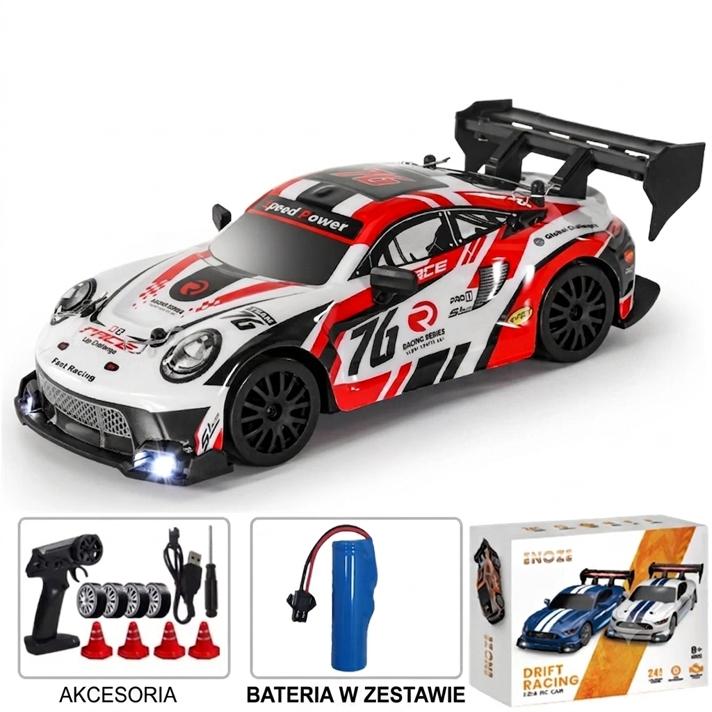Klikajka™ Drift PRO – Profesjonalne Auto RC 1:24 4x4