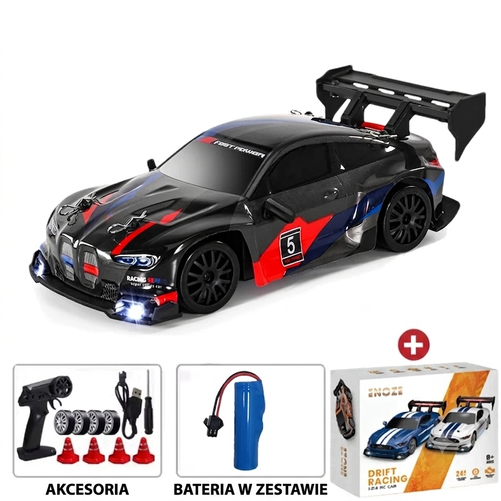 Klikajka™ Drift PRO – Profesjonalne Auto RC 1:24 4x4